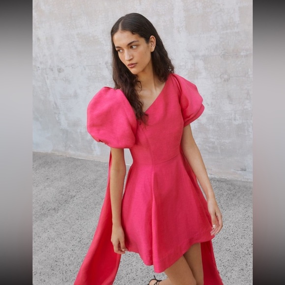 Aje Dresses & Skirts - AJE | Arista Tulip Sleeve Mini Dress US 6